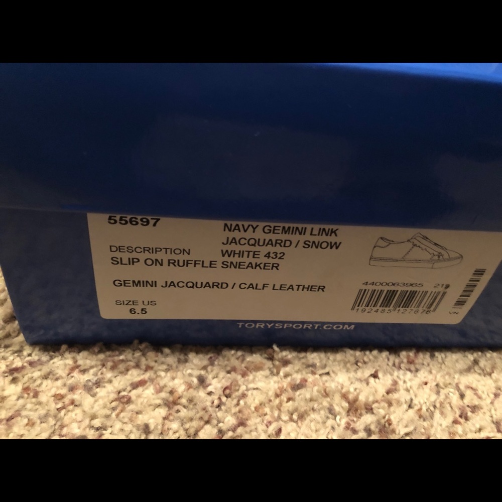Tory Burch Slip On Ruffle Sneaker 6.5 - Picture 4 of 4